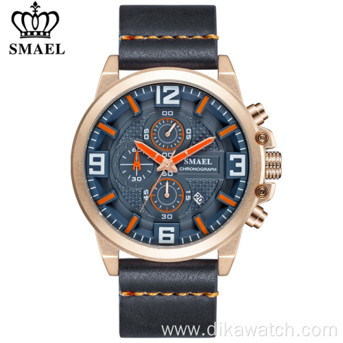 SMAEL Men Watches Top Brand Luxury Waterproof